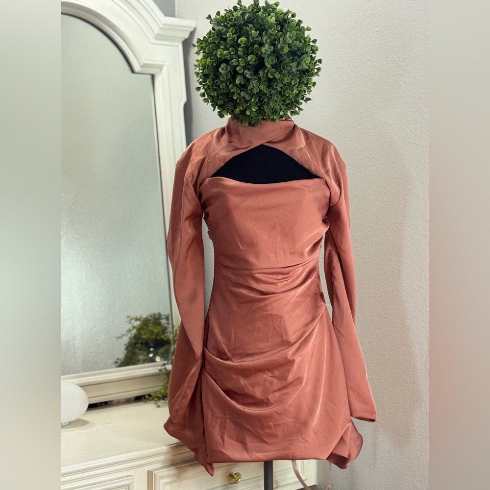 House of cb London brand Elegant Pink Satin Garment